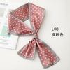 Print Flower Small Scarf For Women Handle Bag Ribbons  Fashion Head Scarf Small Long Skinny Scarves  Headbands