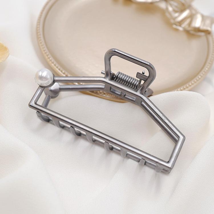 Unique Fashion Hair Accessories Ladies Geometric Metal Korean Hair Claw Clip