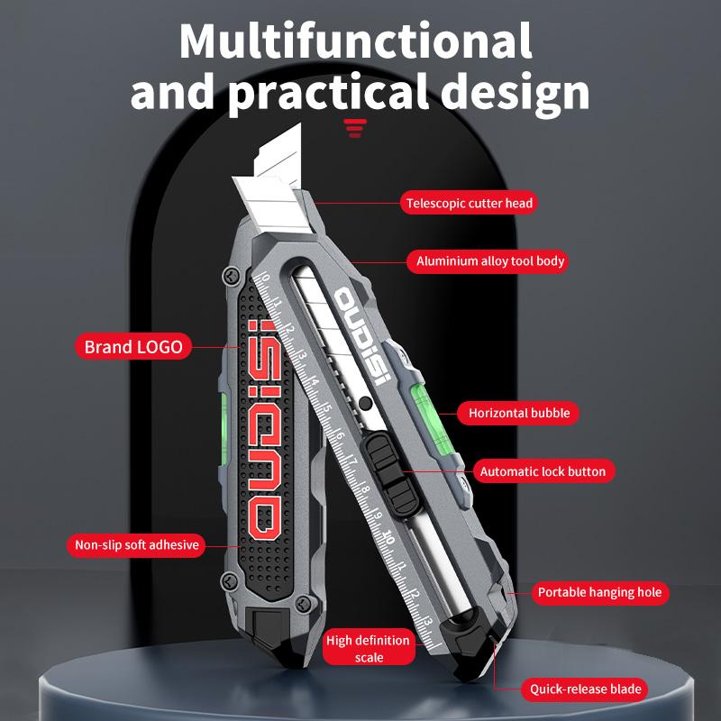 Pocket Knife Box Knife Practical Knife Telescopic Suitable for Home Office, School Stationery Knife Paper Art Knife