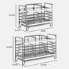 1pc Stainless Steel Chopstick Holder Kitchen Cutlery Organizer Drain Rack Spoon Fork Storage Basket for Home