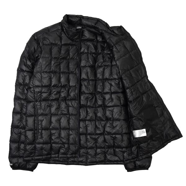 Montbell Plasma 1000 Down Jacket for 1000 Fill Cold Weather 1101493 Men, Power, Trekking, Wear, (Black (BK)/L)