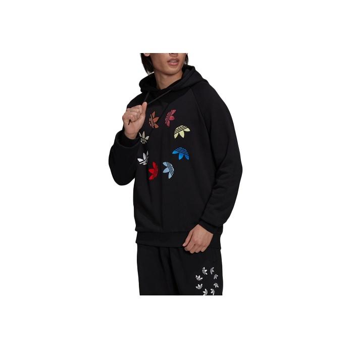 adidas Originals Men s Black Shattered Trefoil Hoodie H37732 S