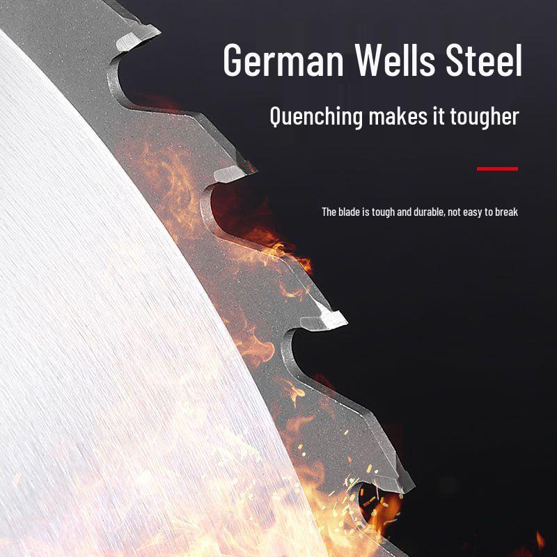 Stone-Proof Manganese Steel Circular Saw Blade for Gasoline Lawn Mowers & Brush Cutters - Universal Fit