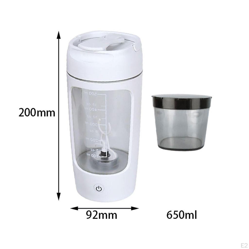 Tragbare elektrische Protein-Shaker-Flasche, USB-wiederaufladbar, für Fitness-Training