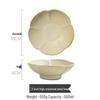 Japanese Handmade Wabi-Sabi Style Retro Pottery Salad and Dessert Plate