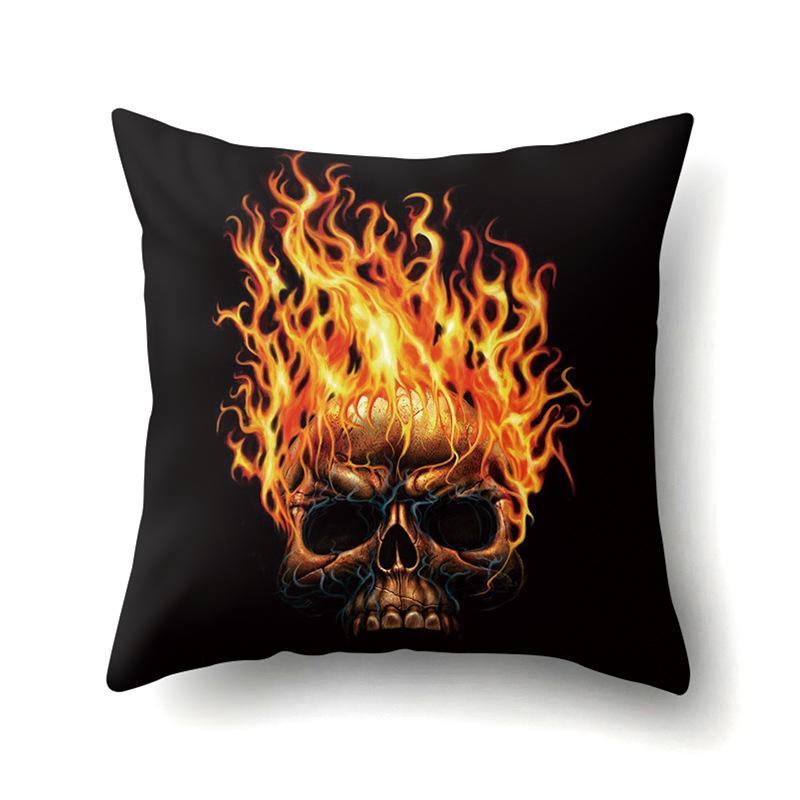 Halloween Pillowcase Car Waist Pillow Pumpkin Sofa Cushion Cover Office Home Living Room Pillowcase