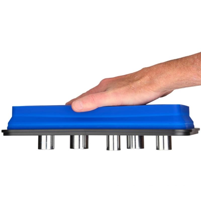 Faltbare magnetische Schraubenhalter-Schalen, Holzbearbeitung Klempner Werkzeug Silikon Rechteck Werkbank-Organizer für Mechaniker 3x