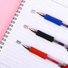 10/100 PCS Roise Retractable Gel Pens Set Black/Red/Blue Ink Ballpoint for Writing Refills Office School Supplies Stationery