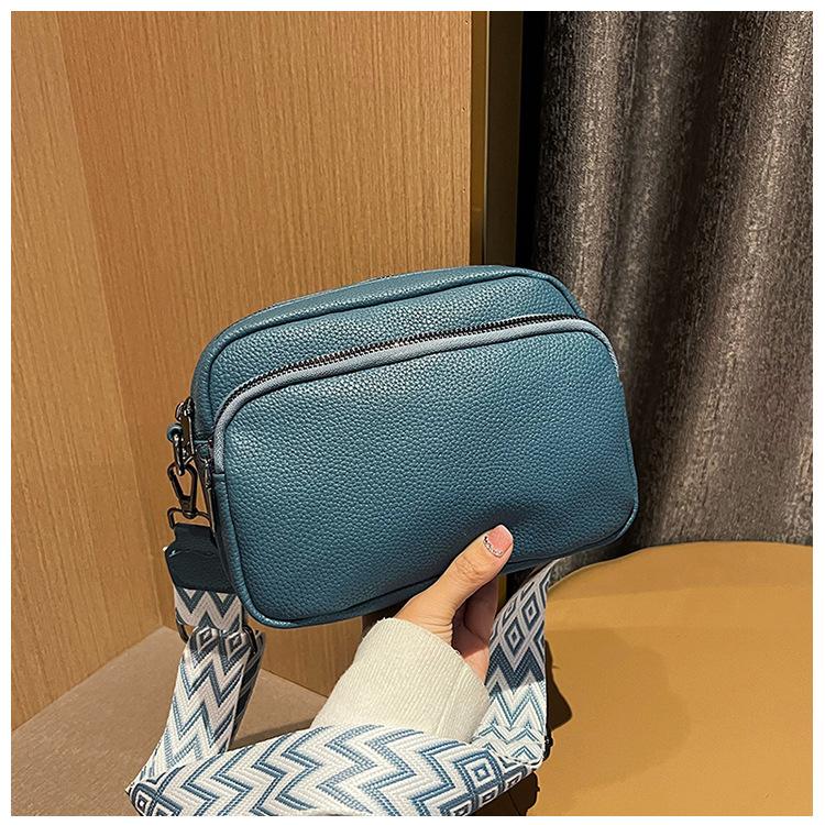 Minimalist Multi Layer Faux Leather Shoulder Bag Fashion Crossbody Purse for Women KTB