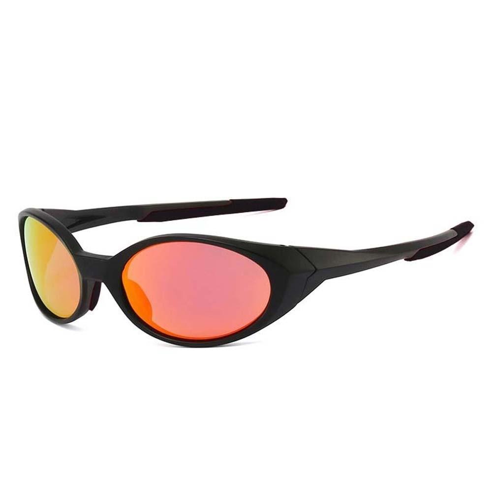 Polariscope Lenses Oval Sport Sunglasses Windproof Frame Ultra-lightweight Y2K Futuristic Eyewear UV400 Protection