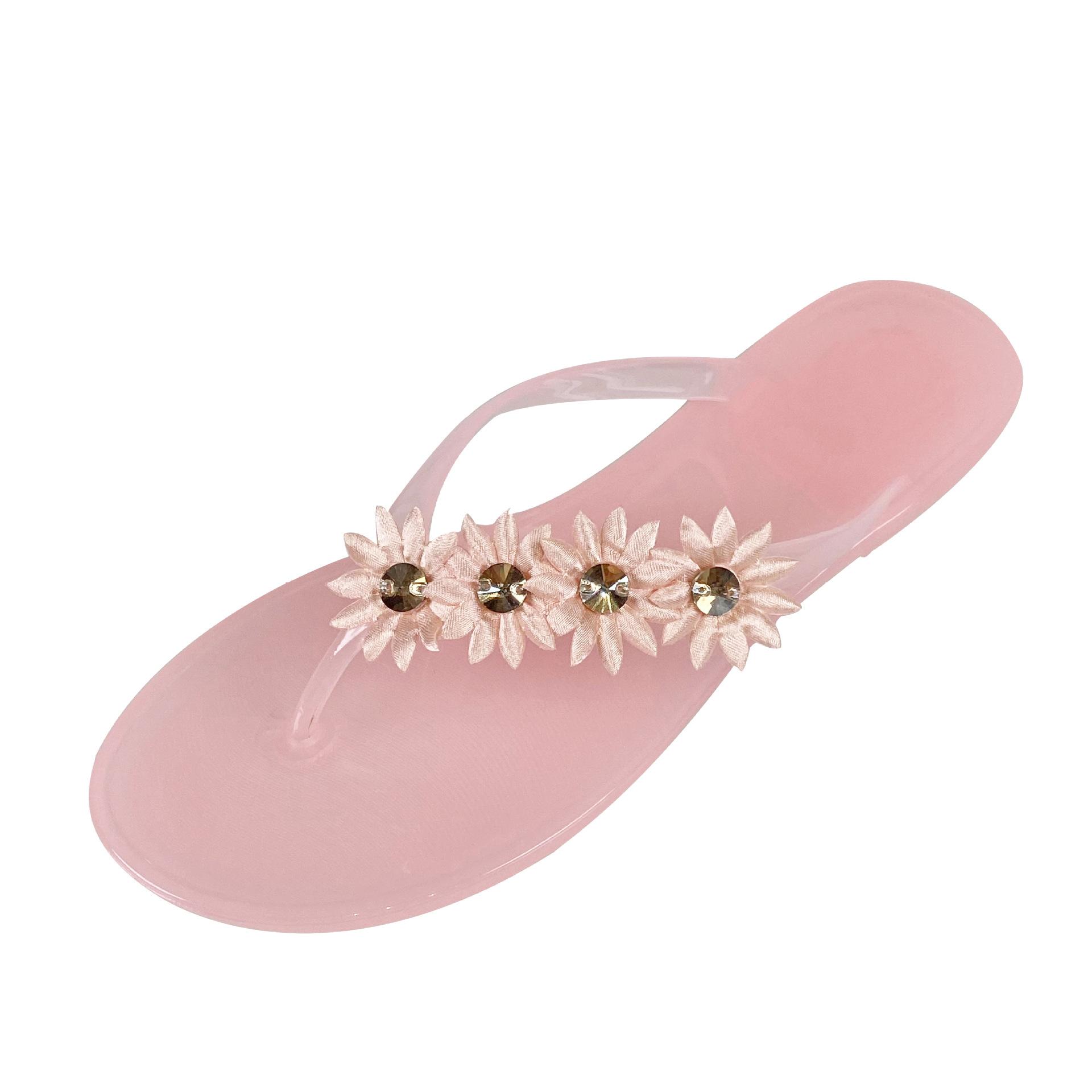 Casual Sandals Transparent Herringbone Beach Ladies Cool Slippers Pinch Jelly Shoes Flats 36 2170₽