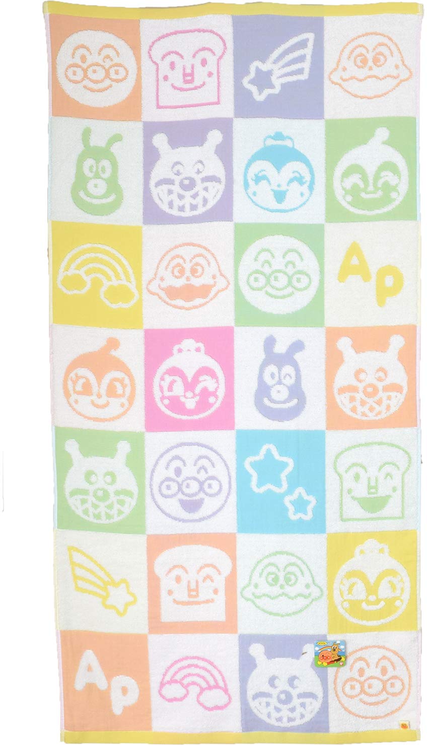 

Nasto Corporation Разрыхленная марля для ванны 60 x 115 2885025 Полотенце, Вперед! Анпанман см,