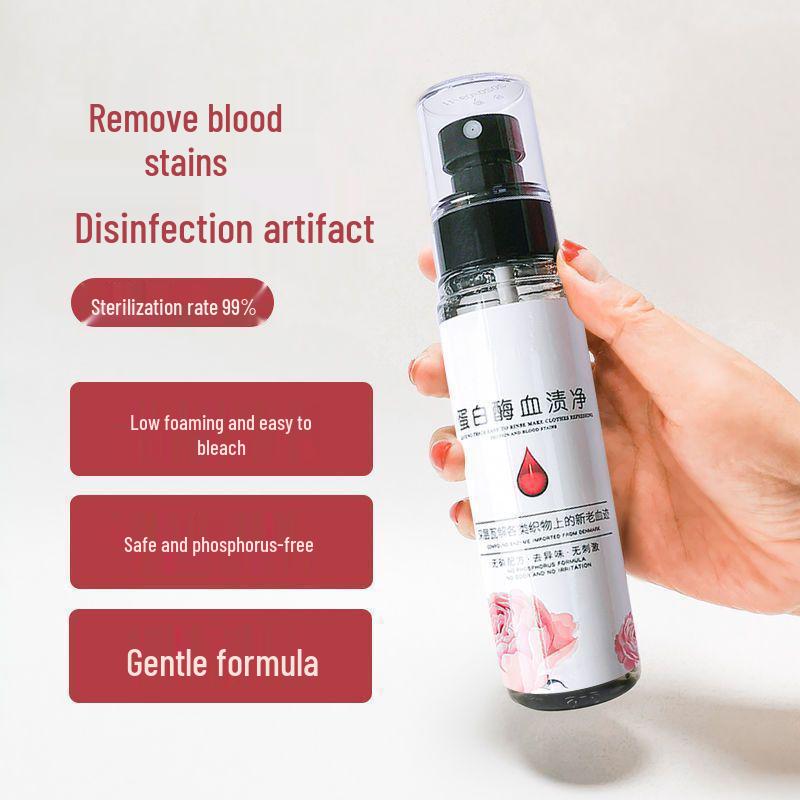 Women's Underwear Wash: Period & Blood Stain Remover for Panties and Bed Sheets, No-Wash Cleaning Agent.