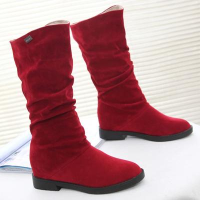 2024 nuove scarpe autunno inverno da donna stivali comodi e casual scarpe calde da donna per esterni stivali lunghi elasticizzati con tacco basso