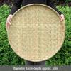 Handmade Bamboo Copper Wire Winnowing Basket - Farmhouse Style Drying Tray