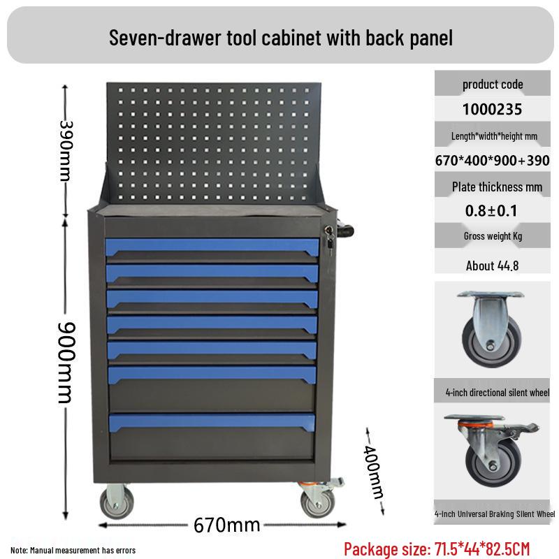 Heavy-Duty Tool Cart for Workshop and Auto Repair