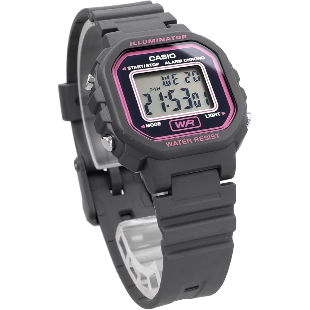 Casio Chippkashi LA-20WH-8A Digital Watch Gray Pink for Women Girls Kids