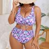 2026 Plus Size  Women High Waist Bikini Swimsuits, Women's Swimwear & Clothing