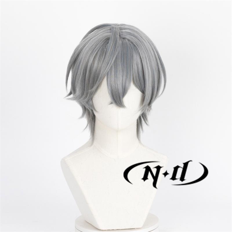 ND Cosplay Perücke Wise Phaethon Zenless Zone Zero ZZZ Cosplay Haare Perücke für Comic Con Coser Kostüm Themenparty Halloween Synthetisch One Size&ZZZ gray