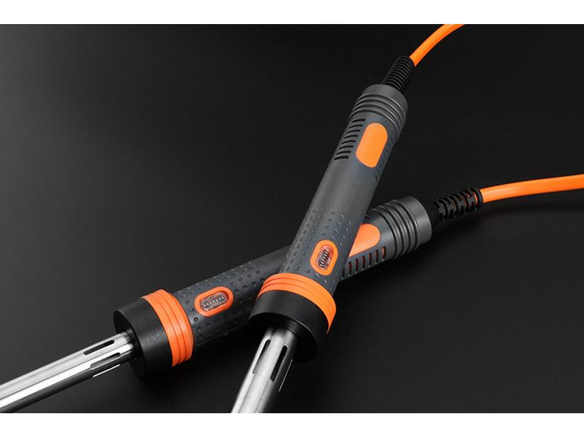 60W/100W Industrial Soldering Iron – Flat Head Smoke Code, Constant Temperature