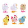 6 Stück Kinder Plastik Aufziehspielzeug Laufendes Huhn Kaninchen Spielzeug Schreibtischornamente