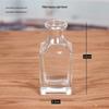 Retro Embossed Transparent Glass Vase: French-Inspired Luxury Home Decor for Living Room