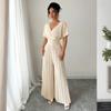Rompers For Women Deep V Neck Long Sleeve Jumpsuit Loose Fit Work Overalls Dressy Casual Summer Jumpsuits