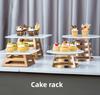 Restaurant Catering Buffet Rack Tier Stainless Steel Display Cake Stand Luxury Gold Dessert Food Tea Cake Decoration Accessories