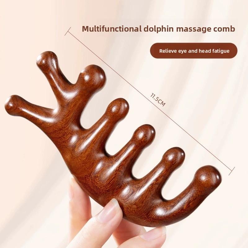 Clearing Scraping Massage Head Male Female Comb Meridian Therapy Scalp Meridian Comb Hair Wide Tooth Comb Massage Comb Portable