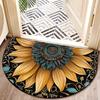 Colorful 3D Pattern Absorbent Door Mat with Non-Slip Design for Indoor and Outdoor Use