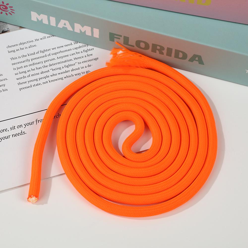 7MM Wear-Resistant Color Polyester Core-Spun Chinese Knot Braiding Rope for Handmade DIY Bag and Hanging Rope Projects.