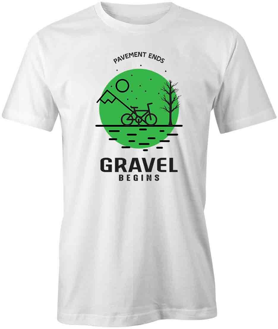 WHERE GRAVEL BEGINS TShirt Tee Short-Sleeved Cotton BIKE CLOTHING S1WSA73 M
