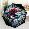 Spider-Man,Web, Fashion Umbrella, Automatic Opening and Closing Cartoon Design, Iron Ribs and Handle, 8 Ribs, Suitable for All Occasions and