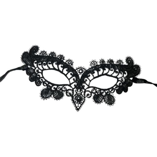 3-teilige Augenmaske aus Spitze, hohle Blume, Königin, Spinnen-Stil, Party, Date, Valentinstag, Tanz, angenehme Haut, freiliegende, geheimnisvolle Partymaske