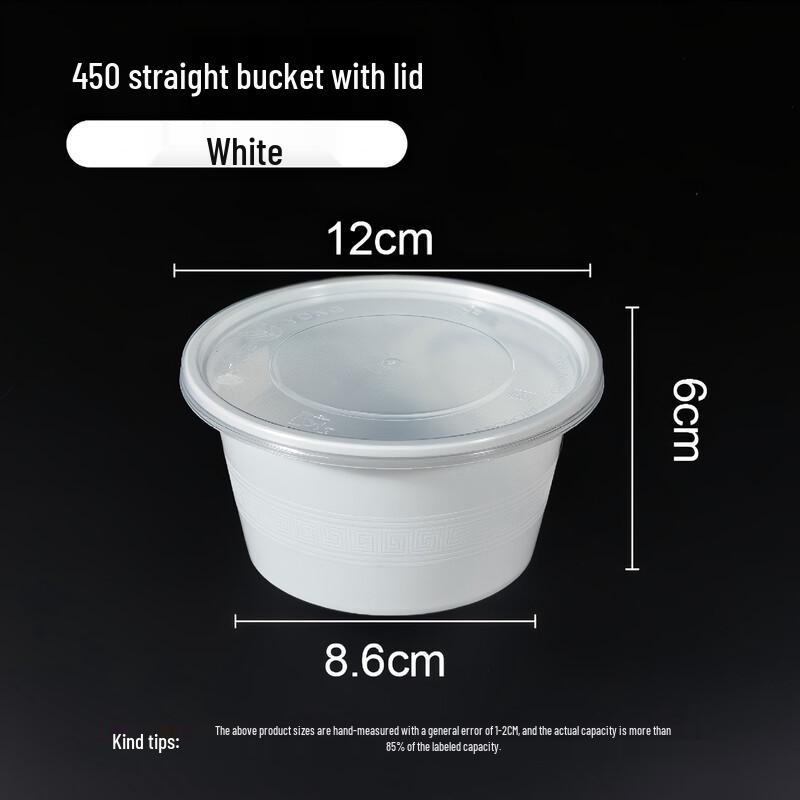 Disposable Plastic Takeaway Soup Bowls with Lids