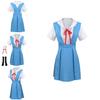 Gk-o Anime Ayanami Rei Asuka Langley Sohryu School Uniform Cosplay Costume Polyester Material Authentic To Character Look
