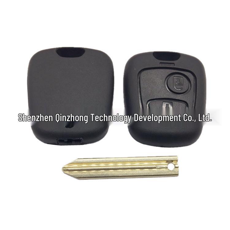 Peugeot 2-Button Car Key with 7961 Chip, Compatible Key Blank, 433 MHz Frequency