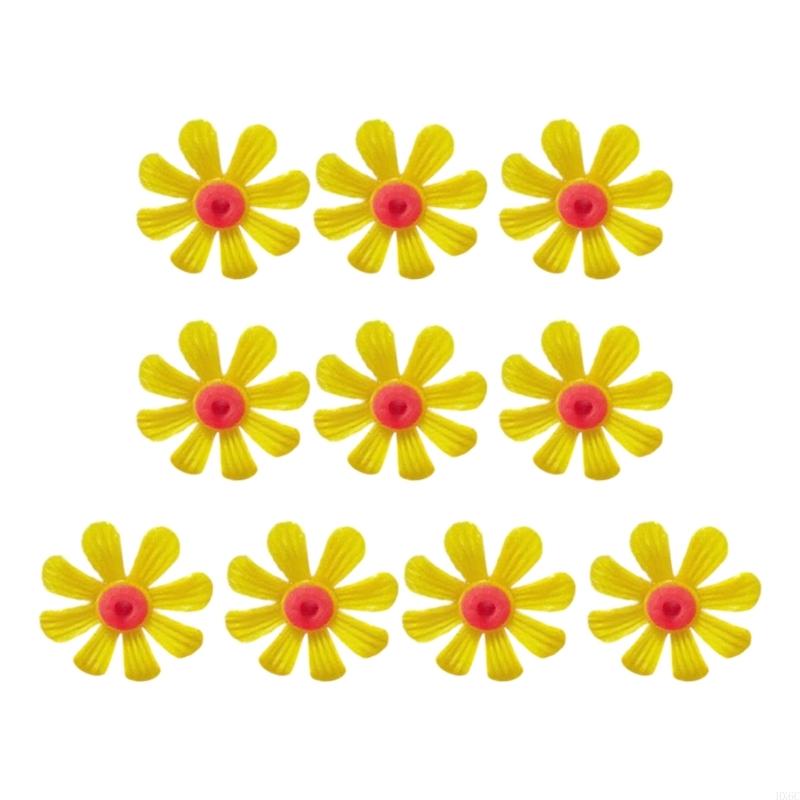 10pcs Hummingbird Feeder Flower Feeder Replacement Part Attachment Weather Resistant For Outdoor Garden Yard WildBird HX6C