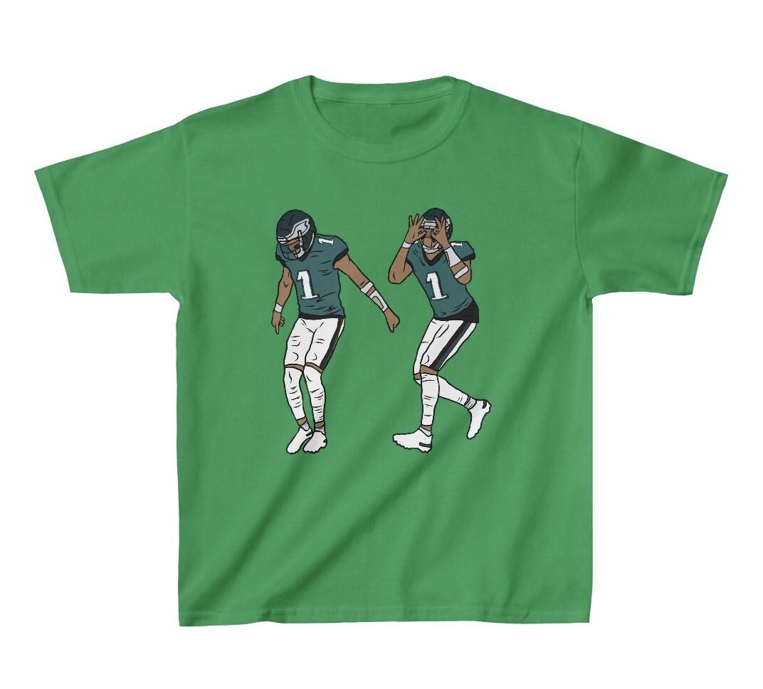 Youth T-shirt Jalen Hurts Griddy Dance Tee Kids Sizes L