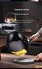 Supor Large Enamel Iron Stir-Fry Wok for High-Heat Cooking