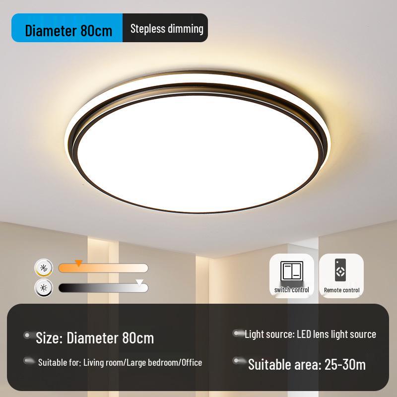 2025 Modern Round Ceiling Light: Super Bright Master Bedroom Fixture