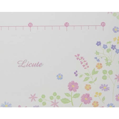 PEARL METAL Lightweight, Non-Slip Cutting Board, Flower Diary, Dishwasher Safe, Licute, Made In Japan, C-1237