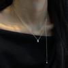 MARQUEMENT silver drop dew necklace