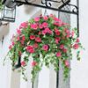 Hanging Basket Artificial Silk Morning Glory Flower Vine Home Decor Hot