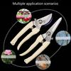 Carbon Steel Pruning Picking Gardening Shears Nonslip Handle For Deadheading & Shaping Flowers Or Fruits Easy Harvesting