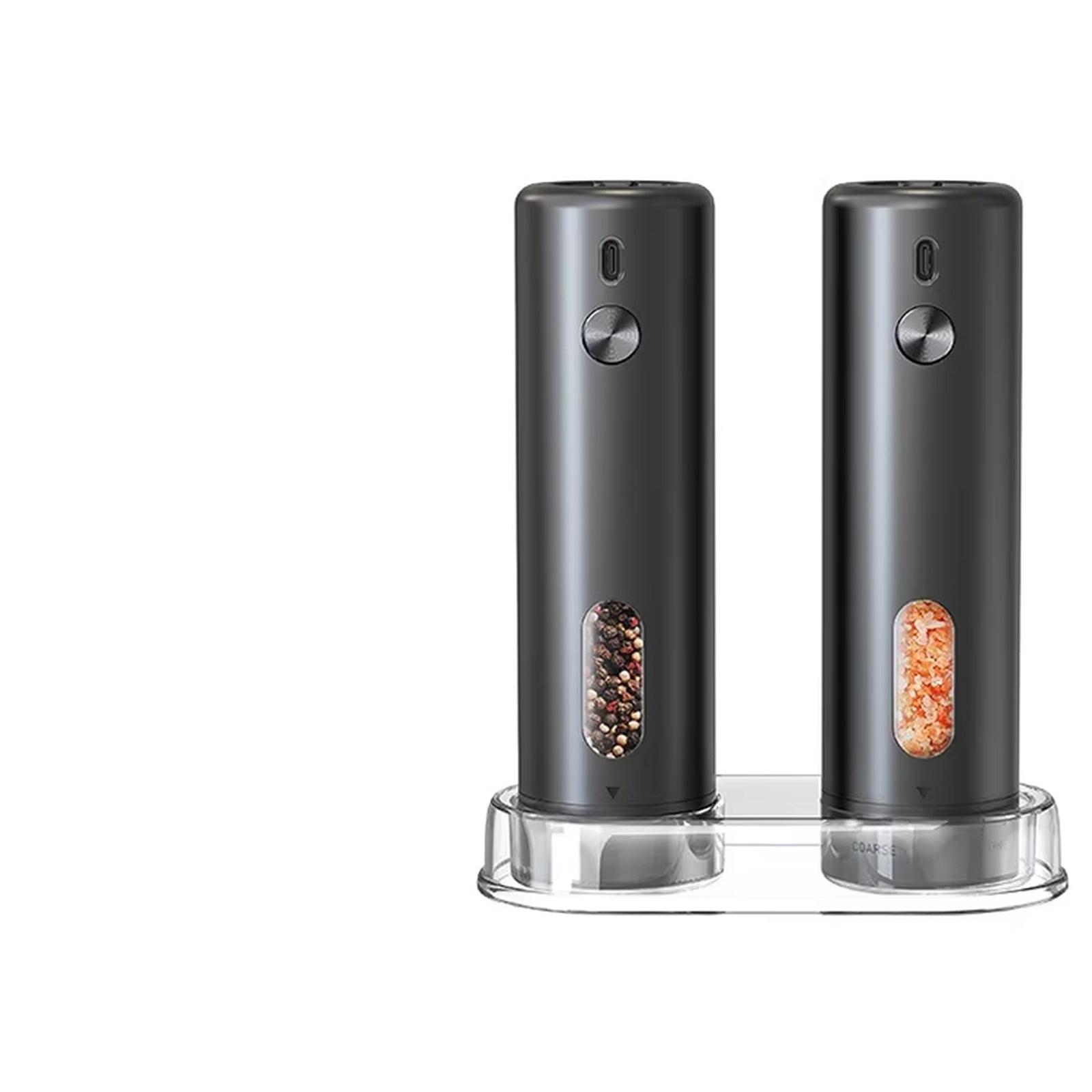 

Large Capacity Electric and Pepper Grinder Automatic Rose Mill Smart Grinder for Kitchen one size чёрный