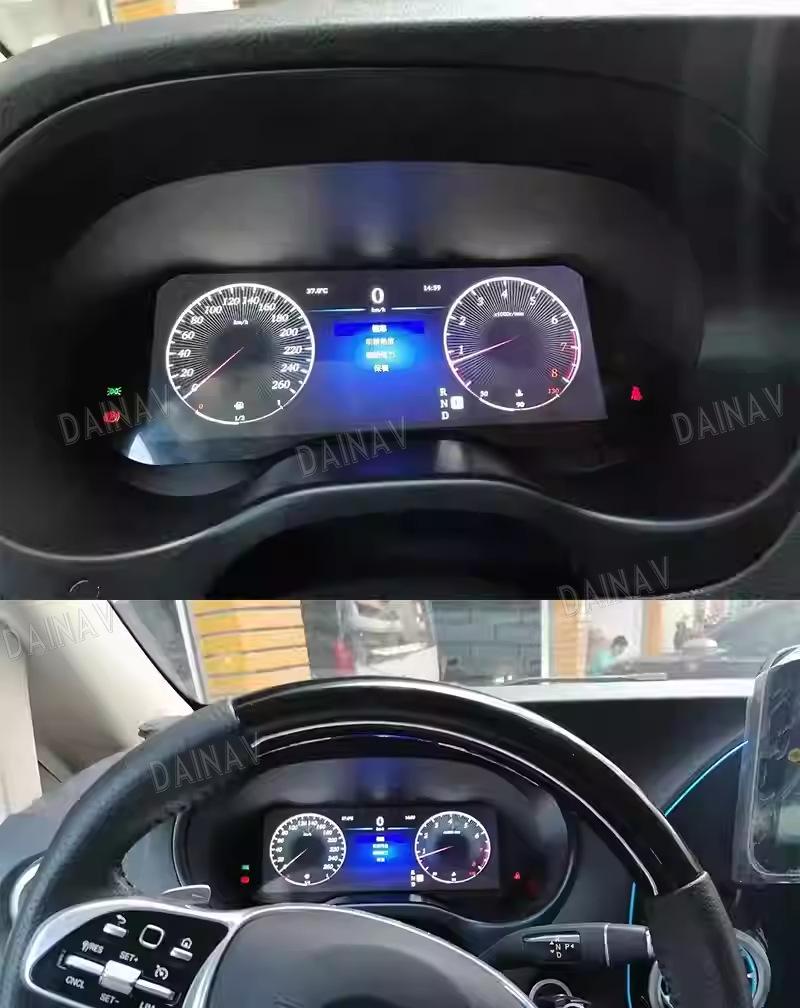 Fits 2015-2021 Mercedes-Benz V-Class W447 LCD Instrument Panel Speedometer/Odometer Modification.