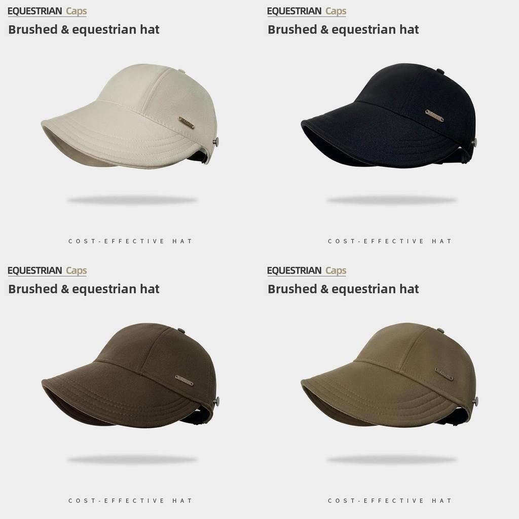 Quick Equestrian Drying Hat With Wide Brim And Solid Color Design For Daily