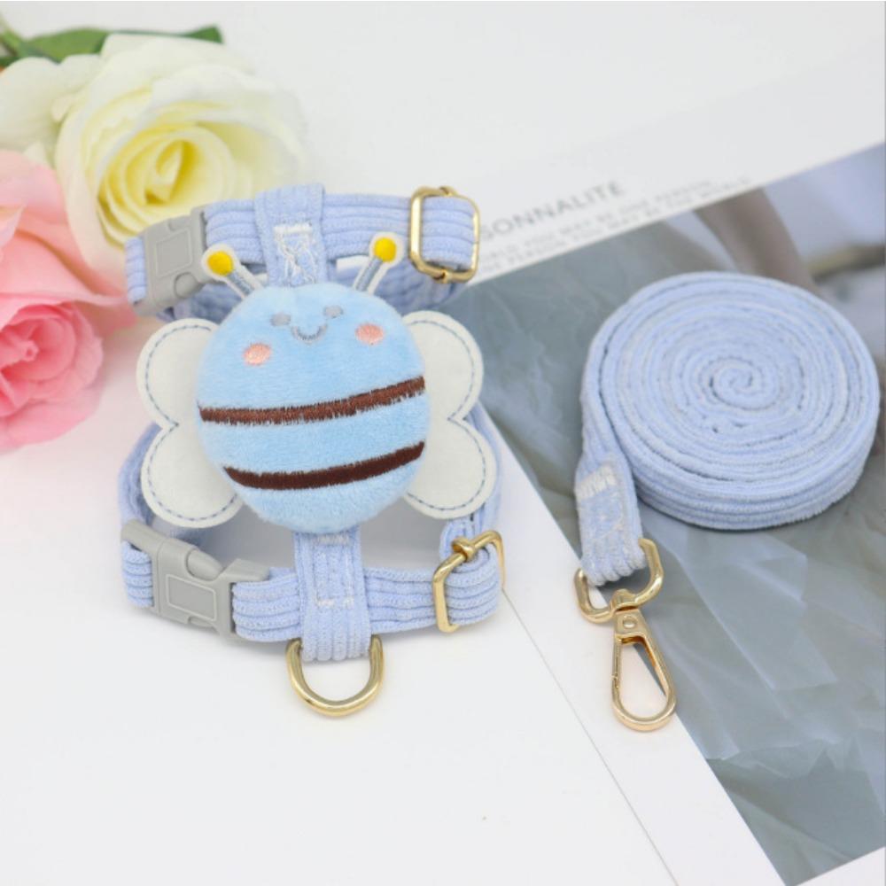 Pet lightweight chest dog, small bee chest, strap, dog walking leash, dog going out leash, medium and small dog chest