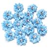 20pcs 4cm Mini Satin Ribbon Flowers Colorful Rhinestone Handmade Flowers For DIY Clothing Sewing Headwear Decoration Accessories